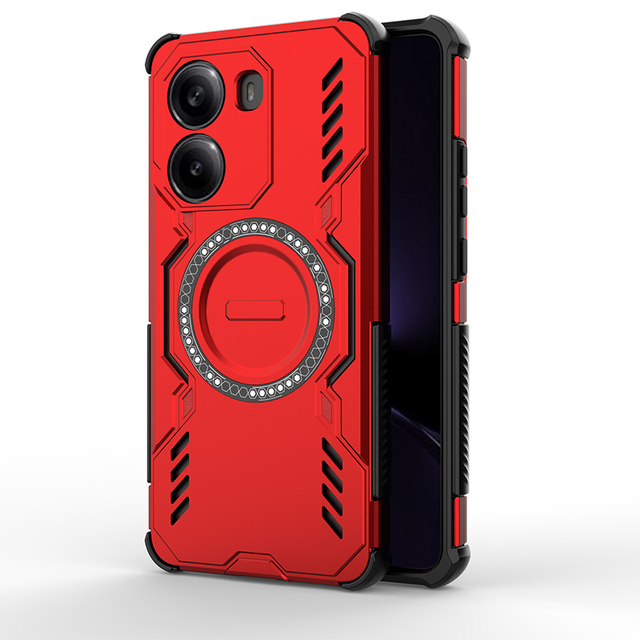 New Heat Dissipation Wing Shield Case Airbag Anti-fall Drop Protection Back Cover Case for Xiaomi Poco X7 Pro/Redmi Turbo 4 5G