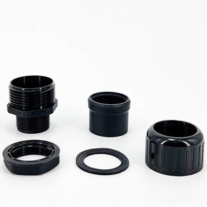 Prensaestopas impermeable IP68 PG7 para cables de 3-6.5mm, PG9, PG11, PG13.5, PG16, PG19/21, conector de plástico de nailon blanco/negro - Product Image 2