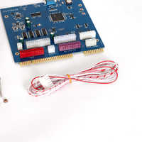 Aksesori mesin Multi Game Arcade Video papan PCB 7 In 1 kuning obral