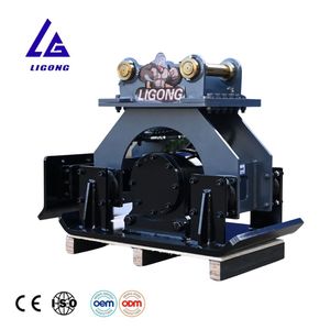 Compacteur hydraulique CE ISO avec plaque latérale amovible pour excavatrice de 20 tonnes, travaux de construction routière et de creusement de fossés - Product Image 1
