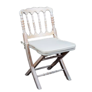 <span class=keywords><strong>Chaise</strong></span> <span class=keywords><strong>Napoléon</strong></span> en bois massif blanc, design moderne, pliable et empilable, pour hôtels, écoles, parcs, appartements, hôpitaux, extérieur - Vente en gros - Product Image 1