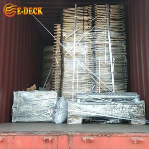 EDECK <span class=keywords><strong>4</strong></span> पक्षों धातु तह जस्ती स्टील डबल गेट कपड़े धोने जाल रोल पिंजरे ट्राली - Product Image 6