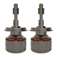 Luz lampu depan mobil Led untuk Carro, lampu depan Led 300W H4 H7 H11 HB3 9005 HB4 9006 30000LM