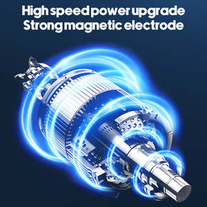 Cortador de cabello inalámbrico profesional Motor <span class=keywords><strong>vector</strong></span> 9500rpm DLC cuchilla barbero cortador de cabello hombre - Product Image 5