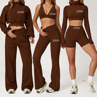Kledingfabrikant Groothandel Dames Broeken Yoga Set Zachte Yoga Set 2-delige Outfits Set Leggings en Top Yoga voor Vrouwen