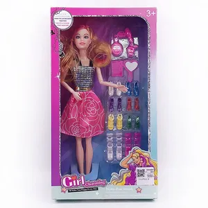 金明热卖婴儿11.5英寸实体娃娃玩具套装时尚女孩娃娃