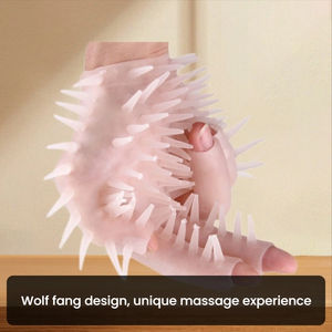 Nuovo Guanto Massaggiante Vibrante per Masturbazione in Morbido TPE Giocattolo Sessuale per Adulti in <span class=keywords><strong>Silicone</strong></span> - Product Image 1