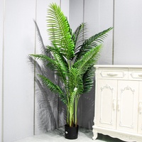 Großhandel Baifeng Marke Künstliche Areca-Palme Garten-Dekorationspflanzen für Innen und Außen Moderne Grüne Kunststoffpflanze MOQ 10 Stück