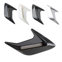 Modification 3D voiture sortie d'air côté requin Gill autocollant conseil Simulation Automobile capot décoration voiture style autocollants