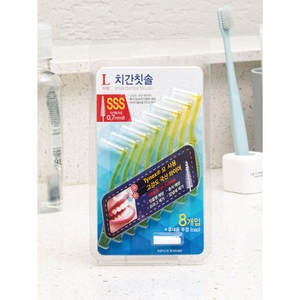 Spazzola interdentale SSS 8P a forma di L - Product Image 1