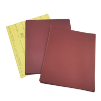 Papiers abrasifs de qualité industrielle avec support en latex, feuilles abrasives en oxyde d'aluminium Sia Performance pour le polissage de bijoux, OEM