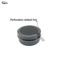 Languette perforée personnalisée déchirable bandes thermorétractables en PVC bande scellée de sécurité rétractable pour bouteille de boîte de conserve cols de bouteilles en PET bocaux joint de bouchon