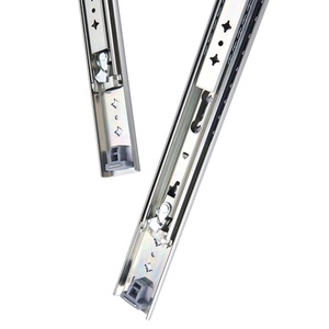 Yabely 32 inch dài 227kg tải khóa Telescopic 3-Fold Ball bearing Ngăn kéo trượt đường sắt correderas telescopicas - Product Image 2