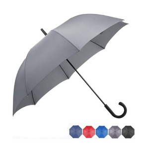 <span class=keywords><strong>Parapluie</strong></span> droit à ouverture automatique pour hommes et femmes, 23 pouces, promotionnel, coupe-vent, en tissu pongé, avec poignée en plastique - Product Image 6
