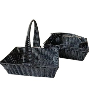 Wholesale <strong>Empty</strong> <strong>Cheap</strong> Hand Woven <strong>Hamper</strong> Gift Wicker Gift <strong>Hamper</strong> <strong>Basket</strong> for Gifts Storage - Product Image 2