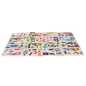 Assembled Small <strong>Paper</strong> World Puzzle Toy Building Blocks Figures <strong>Dolls</strong> 3D Stereoscopic Educational Gift for 0-24 Months - Product Image 5