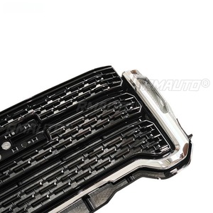 Grille de pare-chocs avant de voiture, grilles de course, kit carrosserie pour GMC SIERRA 2022-2024, accessoires automobiles - Product Image 4