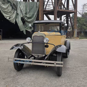 Prix d'usine – Voiturette électrique vintage jaune et noire 5 places, style rétro classique, pour la visite touristique – <span class=keywords><strong>À</strong></span> <span class=keywords><strong>vendre</strong></span> - Product Image 5