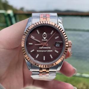 Reloj de Pulsera con Esfera de Cristal de Zafiro, Caja de Acero Inoxidable 904L, Calendario, Movimiento Automático Mecánico NH35 3135 - Product Image 1