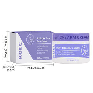 Loción corporal Sculpt Tone, 100g, <span class=keywords><strong>crema</strong></span> reafirmante para brazos, ácido hialurónico, manteca de karité, vitamina C, vegana para la reparación diaria de la piel - Product Image 5