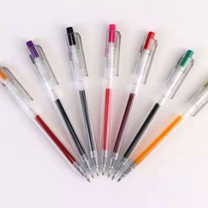 Wholesale 0.7mm Blue Ink <b>Roller</b> Black Neutral Gel Pens Smooth Writing School Supplies Stationery Pen Custom Logo Plastic 0.5mm - Product Image 5