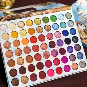 Nhà Máy Trực Tiếp Glitter Vegan Waterproof Eyeshadow Palette Nhãn Hiệu Riêng