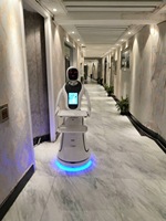 Service de serveur sans fil, robot d'entretien automatique au restaurant