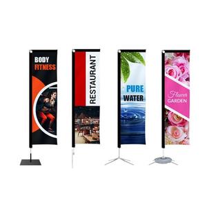 Bandiera a Piuma Personalizzata per Stampa, Beachflag, Wind Flag, Swooper, Bow Flag, Teardrop Flag, Blade Flag, Flutter Flag, Flying Flag per Fiere - Product Image 3