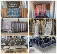 Chaises d'hôtel empilables en gros pour l'hôtellerie, chaises de banquet ignifuges empilables pour mariages, chaises de mariage, mobilier d'hôtel
