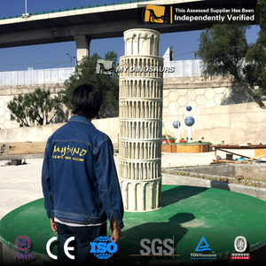 Edificio en miniatura de tamaño mini MYDINO Torre inclinada italiana de Pisa - Product Image 5