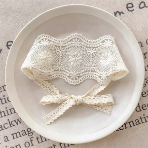 한국 땋기 헤어 액세서리 넥타이 머리띠 여성용 달콤한 꽃 헤어 밴드 - Product Image 5