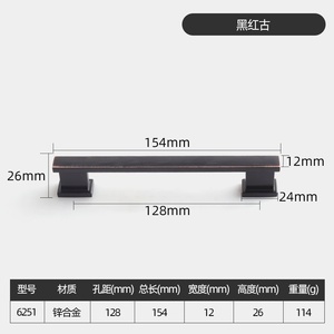 Modern Living Room Minimalist Zinc Alloy Cabinet <b>Door</b> Handle for Drawer Kitchen Dresser Hospital Furniture Easy Installation - Product Image 3