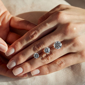 Viresa bán buôn 3M-8mm 0.1ct-2ct vvs moissanite kim cương 100% vượt qua Kim Cương Tester Vòng rực rỡ cắt lỏng moissanite đá - Product Image 3
