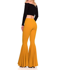 Pantalon d'extérieur étroit pour femme, taille haute, tissu solide, vente en gros, collection - Product Image 5