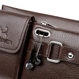 <span class=keywords><strong>Riñonera</strong></span> Deportiva Impermeable de <span class=keywords><strong>Cuero</strong></span> PU con Cierre de Cremallera, Moderna, para Mujer, para Llevar Fácilmente el Teléfono Celular - Product Image 3