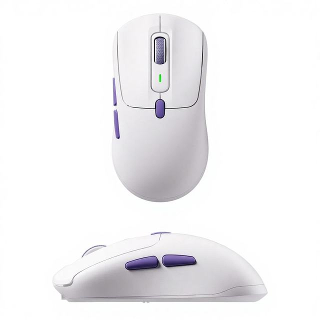 Akko Pulse 01 69g Ultra Light PAW3950 Dual 8kHz Polling 8 Adjustable DPI Optical Sensor Ergonomic Wireless Gaming Mouse