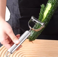 Couteau éplucheur multifonctionnel NY-VFP01 pour usage domestique, éplucheur de fruits et légumes, râpe à pommes de terre