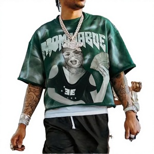 Camisetas sin mangas unisex personalizadas por sublimación, corte personalizado, para hombre, estilo holgado, oversize, tipo muscle fit, 100% algodón, de secado rápido. - Product Image 3