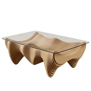 Base de Mesa de Comedor Moderna de Madera Sólida para Oficina, Hotel, Hogar, Sala de Estar, Dormitorio - Product Image 1