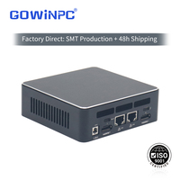 Mini PC Linux Intel de 12.ª generación i7-1255U compatible con Ubuntu CentOS, doble LAN, router de fibra de alta velocidad.