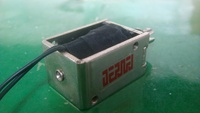 Serrure magnétique à solénoïde push-pull de type DC pour armoire marine, déverrouillage par solénoïde, pour machine de distribution
