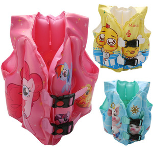 Gilet de sauvetage gonflable pour enfants, design de dessin animé, flottabilité 50n, équipement de flottation de sécurité pour enfants, matériel de natation et de sports nautiques en PVC - Product Image 2