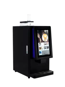 थोक वाणिज्यिक पूर्ण-स्वचालित बीन टू कप कॉफी ग्राइंडर स्मार्ट कॉफी वेंडिंग मशीन