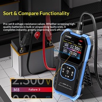 Testeur de résistance interne FNIRSI HRM-10 100W pour batteries au lithium 18650 avec mesure de tension et mesure LCR