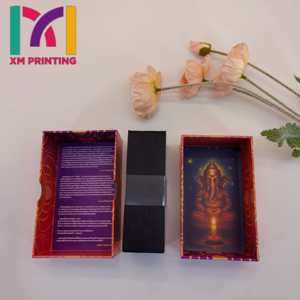 高品质塔罗牌，具有优雅黑色边框和奢华设计 - Product Image 4