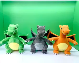 Mix Wholesale 8" Most Popular Pokemoned Charizard Doll Best Selling Anime Cartoon Character Plush Toys Kids