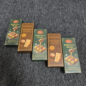 Tùy chỉnh sô cô la bao bì hộp 18pt SBS sô cô la thanh hộp nhỏ sô cô la Hộp quà tặng - Product Image 3