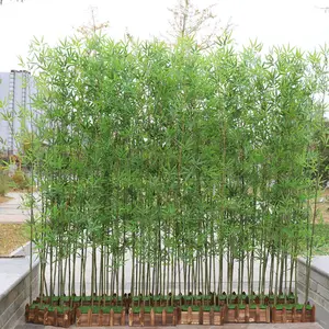 Atacado plantas de bambu de sorte planta artificial para uso ao ar livre