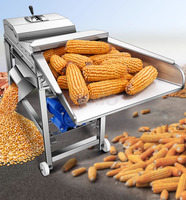 Machine manuelle portative de décortiqueur de maïs à baril unique opération facile à rendement moyen élevé avec des outils agricoles de composant de moteur de noyau