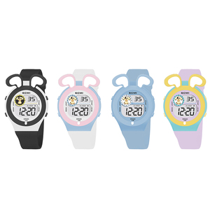 Montres numériques pour enfants, filles et garçons, étanches 30M, avec lumières colorées, design animal mignon, montre-bracelet pour l'extérieur, excellent cadeau pour les enfants <span class=keywords><strong>de</strong></span> 5 à 12 ans - Product Image 2